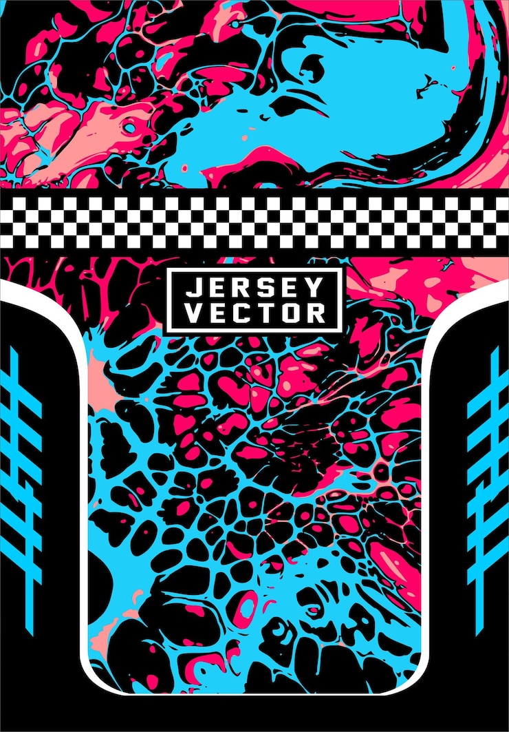 Vector diseño de patrones de jerseys para ropa deportiva