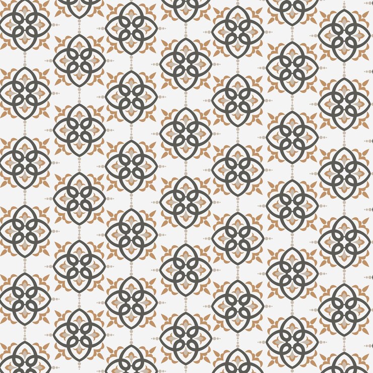 Diseño de patrones de lujo vectorial moderno