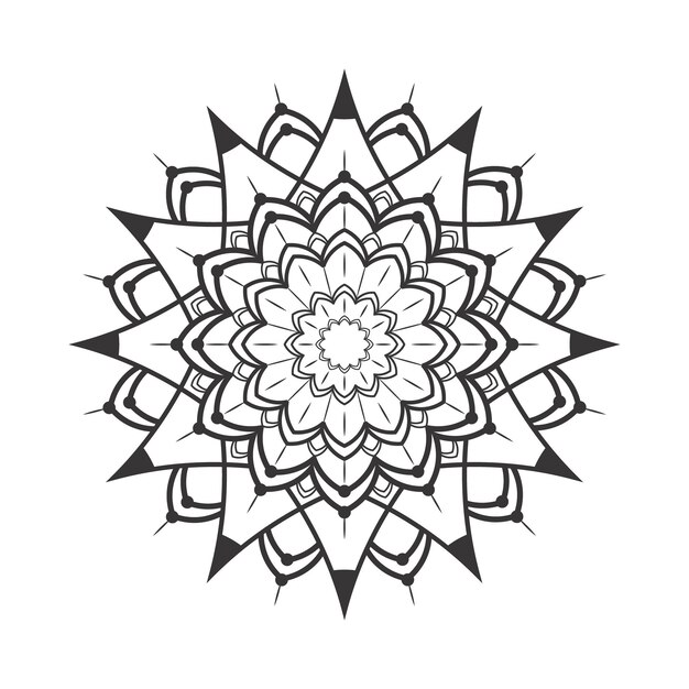 Diseño de patrones de mandala de lujo ornamental