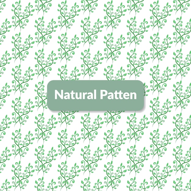 Diseño de patrones naturales de vector libre y ropa o textil de patrón de tela