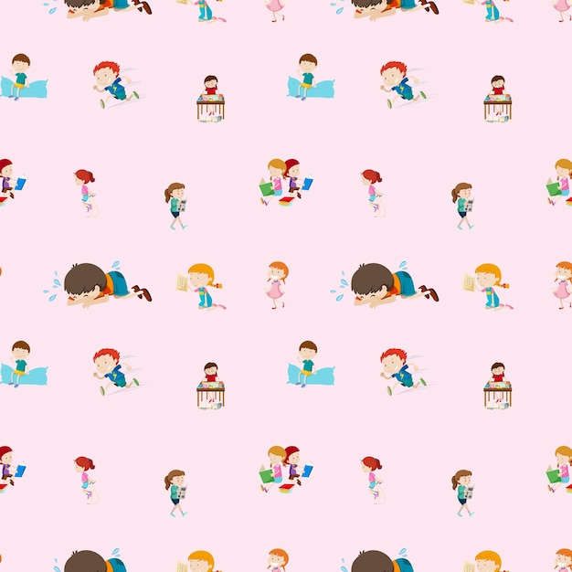Diseño de patrones para niños juguetones