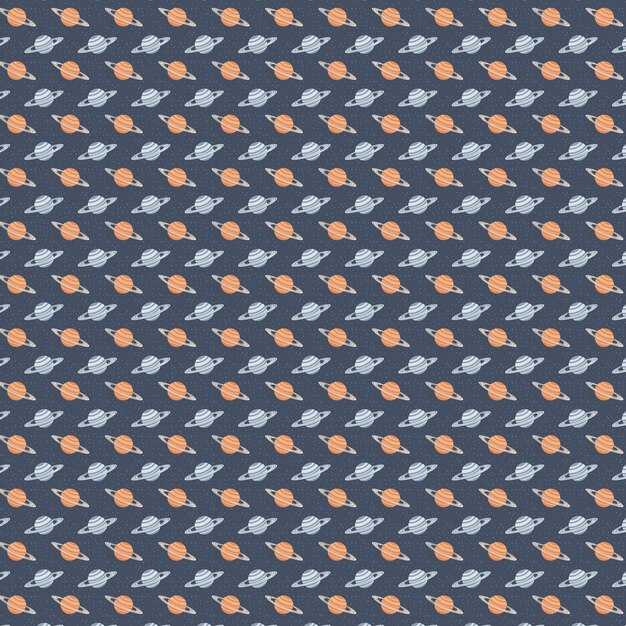 Diseño de patrones de planetas para el fondo