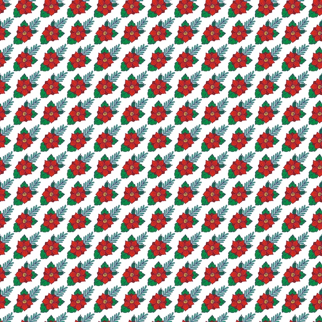 Diseño de patrones realistas para la celebración de Navidad Año Nuevo y Navidad