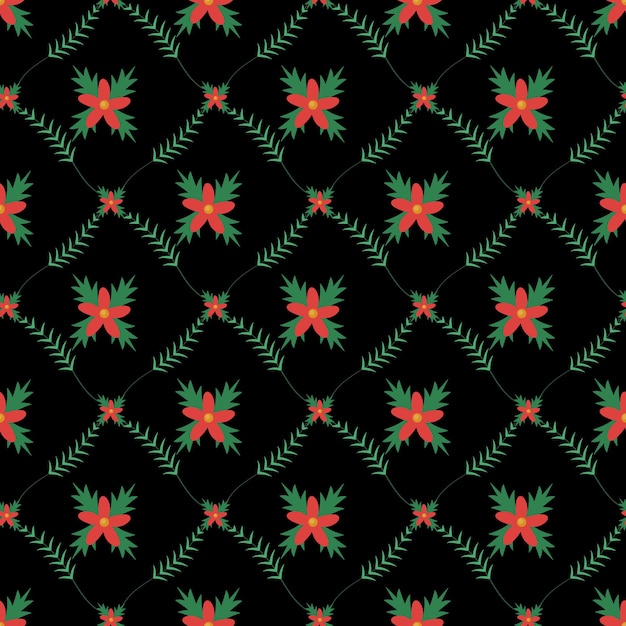 Diseño de patrones realistas para la celebración de Navidad