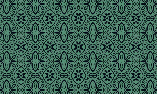 Diseño de patrones repetidos sin inconvenientes. Diseño de patrón de vestido largo de mujer, ilustración de arte vintage vectorial