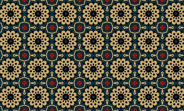Diseño de patrones repetidos sin inconvenientes. Diseño de patrón de vestido largo de mujer, ilustración de arte vintage vectorial