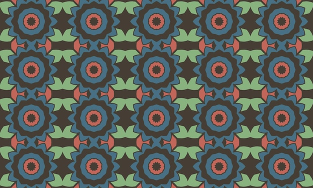 Diseño de patrones repetidos sin inconvenientes. Diseño de patrón de vestido largo de mujer, ilustración de arte vintage vectorial
