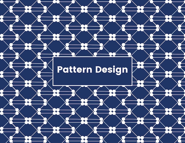 Diseño de patrones sobre un fondo azul.
