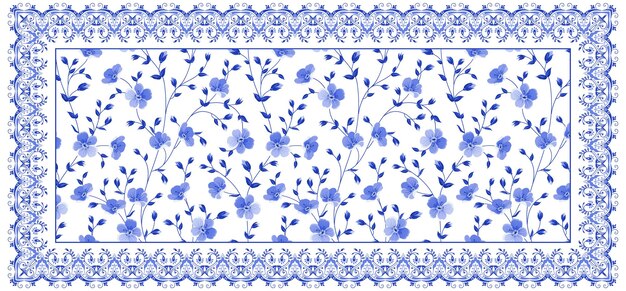 Diseño de patrones de textiles DUPATTA
