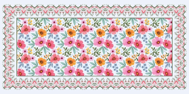 Diseño de patrones textiles Dupatta