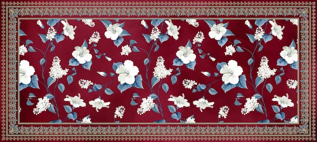 Diseño de patrones textiles Dupatta