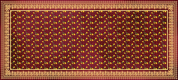 Diseño de patrones textiles Dupatta