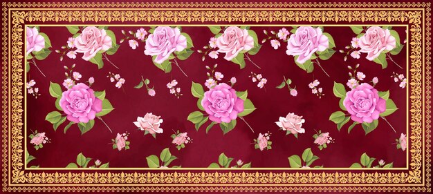 Diseño de patrones textiles Dupatta