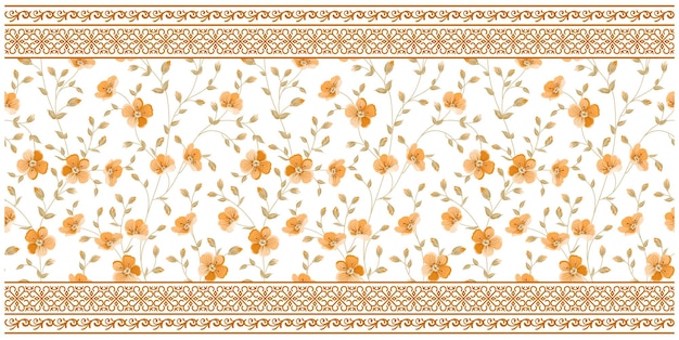 Diseño de patrones textiles Dupatta