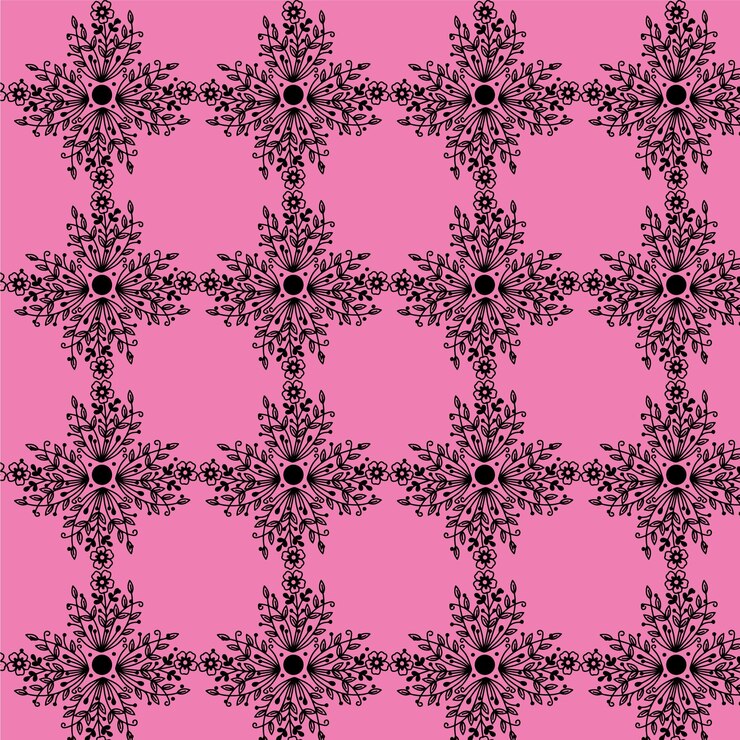 Diseño de patrones únicos sin costuras vectoriales