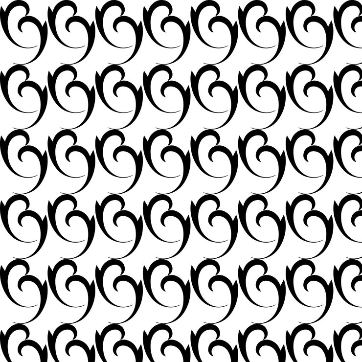 Diseño de patrones únicos sin costuras vectoriales
