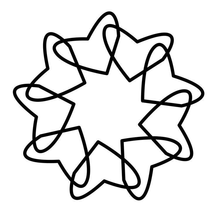 Vector diseño de patrones vectoriales circulares eps