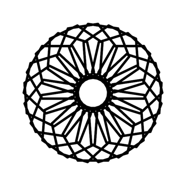 Diseño de patrones vectoriales circulares eps