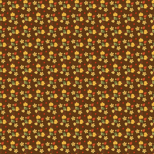 Diseño de patrones vectoriales sin costuras de las bellezas de otoño