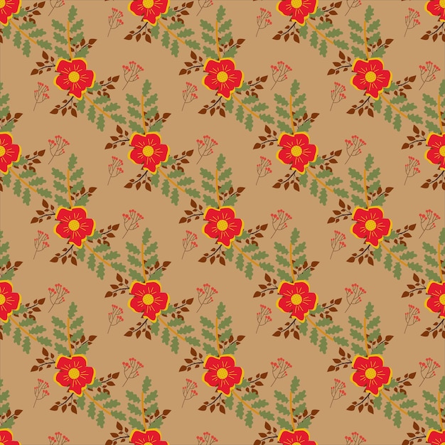 Diseño de patrones vectoriales sin costuras de las bellezas de otoño
