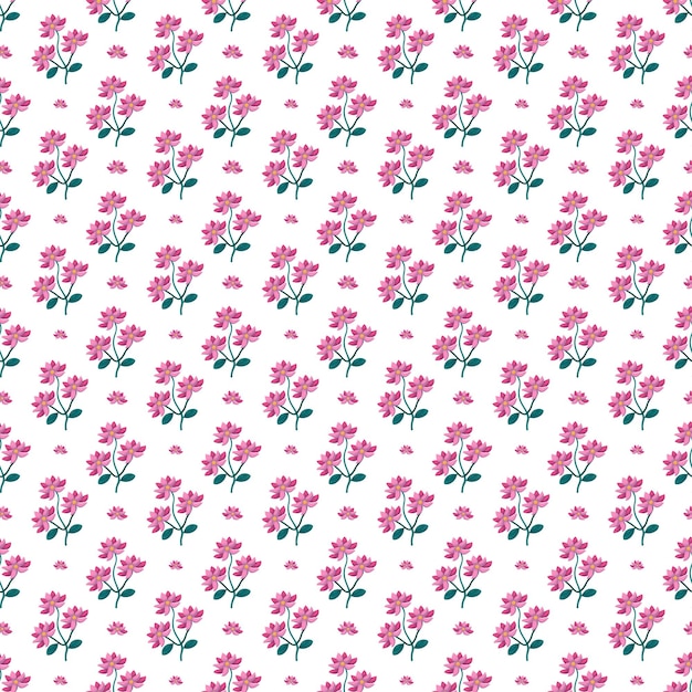 Diseño de patrones vectoriales sin costuras para celebrar las flores