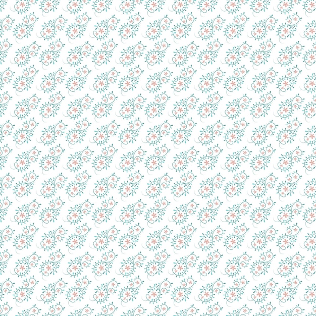 El diseño de patrones vectoriales sin costuras de las lindas flores de primavera