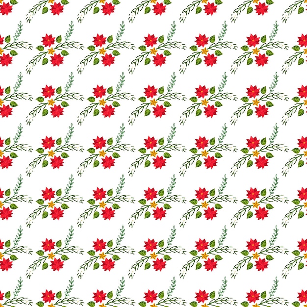 Diseño de patrones vectoriales sin costuras para la temporada de invierno