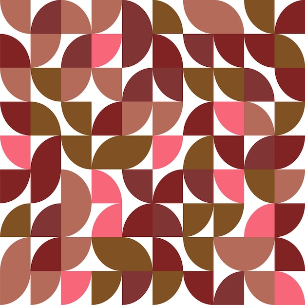 Diseño de patrones vectoriales modernos sin costuras de Bauhaus