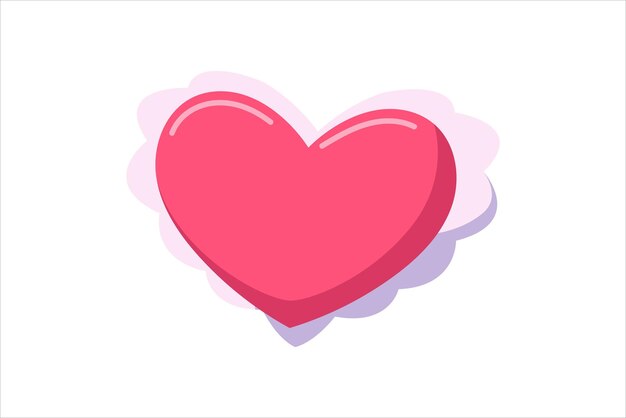 Diseño de la pegatina del día de San Valentín