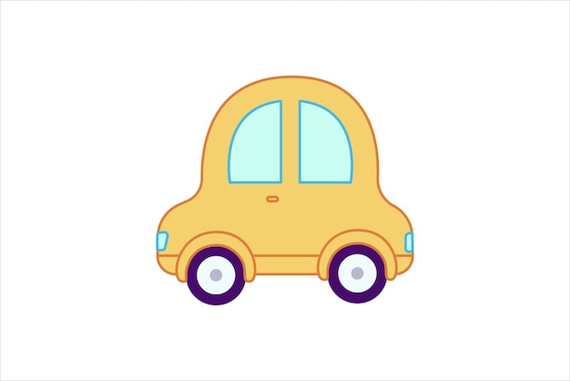 Diseño de la pegatina plana del icono de transporte