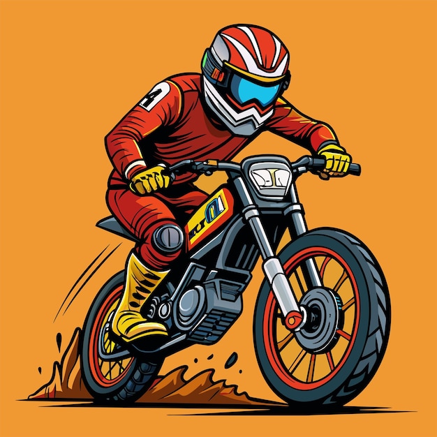 Diseño de pegatinas para camisetas de super bikers