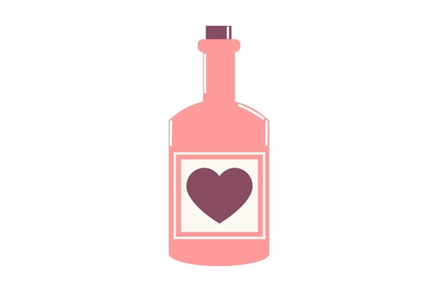 Diseño de pegatinas para el Día de San Valentín