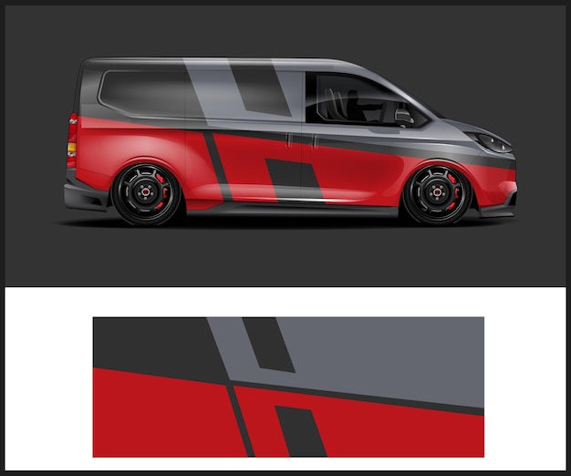 diseño de pegatinas de envoltura de vinilo para vehículos gráficos vectoriales para envoltura de automóviles