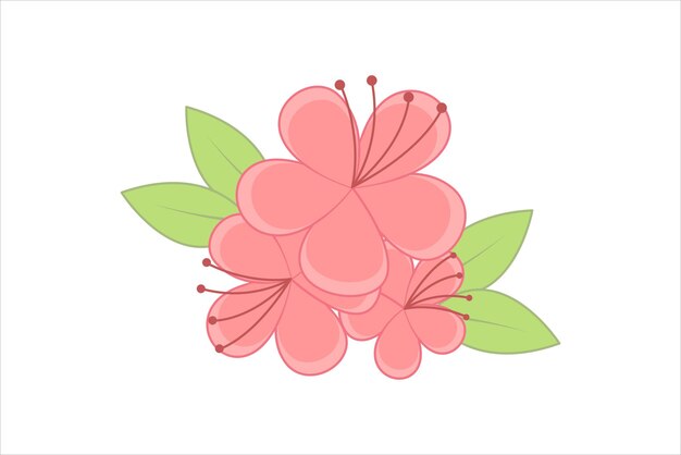 Diseño de pegatinas de estilo coreano de primavera