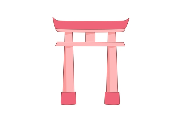 Diseño de pegatinas de estilo japonés de primavera