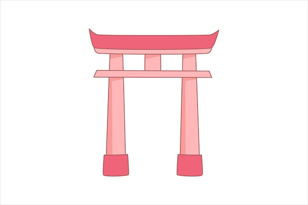 Vector diseño de pegatinas de estilo japonés de primavera