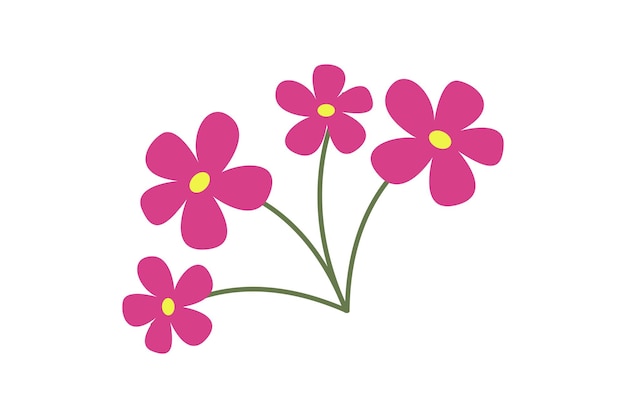 Diseño de pegatinas de estilo japonés de primavera