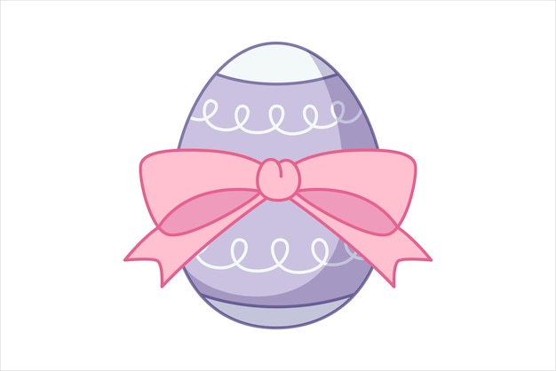 Diseño de pegatinas planas para el día de Pascua