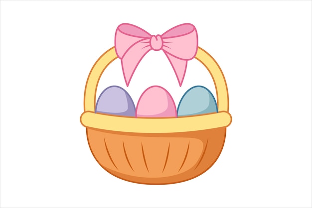 Diseño de pegatinas planas para el día de Pascua