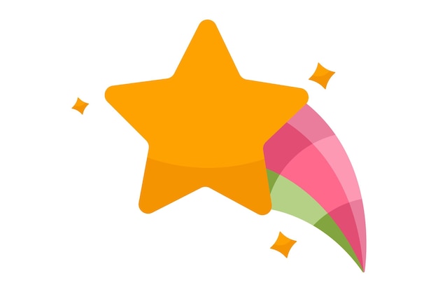 Diseño de pegatinas planas del elemento de felicitación