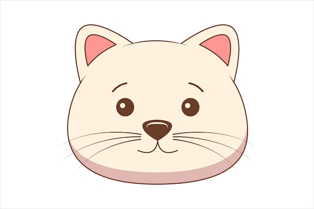 Diseño de pegatinas planas para gatos