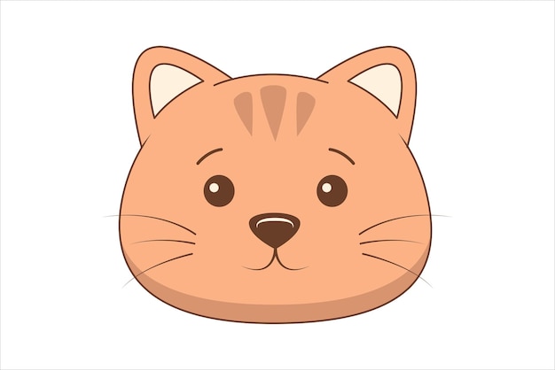 Diseño de pegatinas planas para gatos