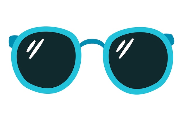 Diseño de pegatinas planas para las vacaciones de verano