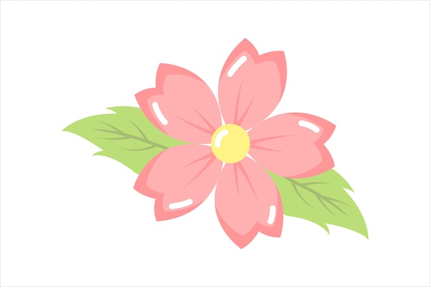 Diseño de pegatinas planas para el viaje de primavera