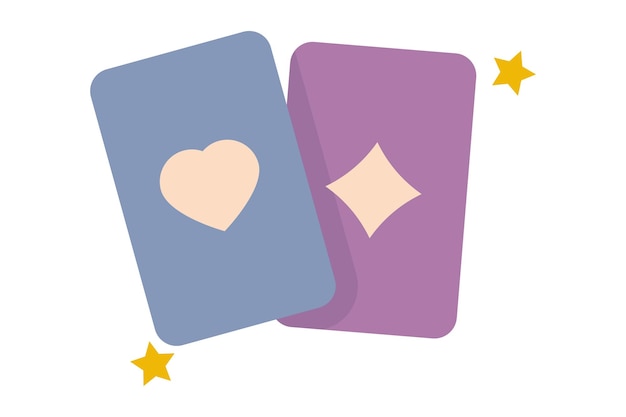 Diseño de pegatinas retro para tarjetas de casino