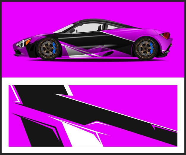 diseño de pegatinas de vinilo para adhesivos de envoltura de automóviles