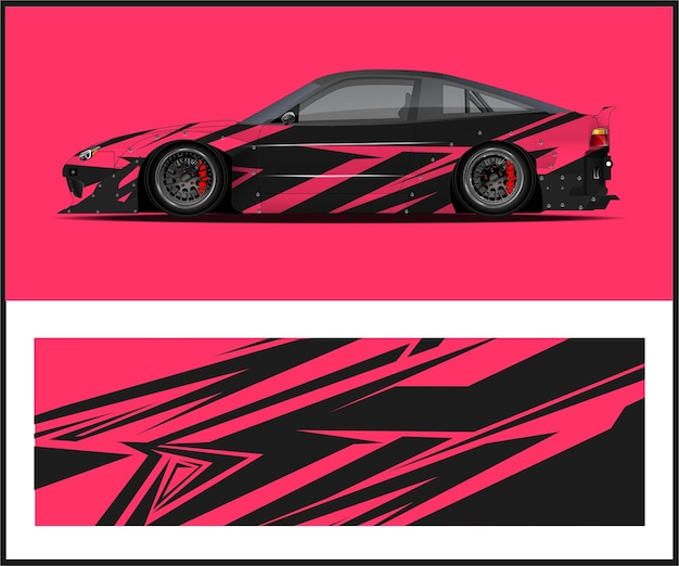diseño de pegatinas de vinilo para adhesivos de envoltura de automóviles