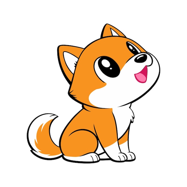 Diseño de perro bebé lindo