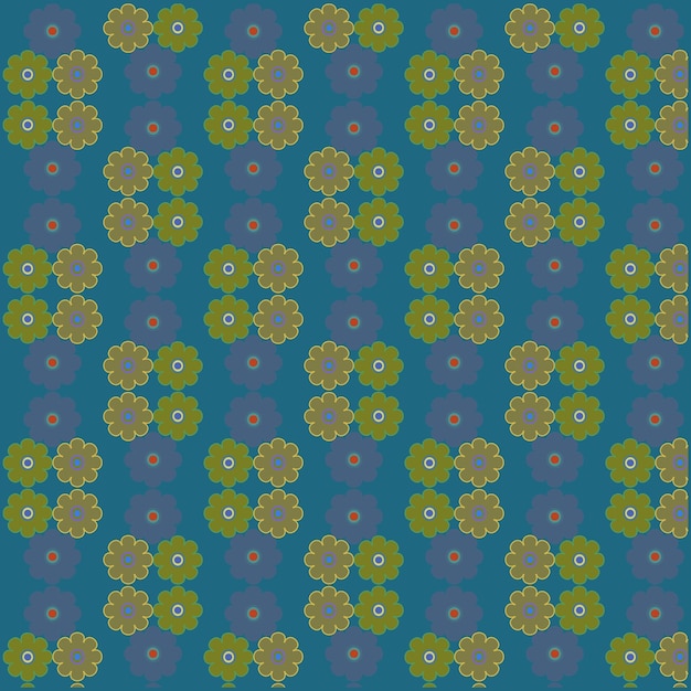 Un diseño por persona para el artista Abstracto Colorido floral sin costura Patrón botánico Motivo floral