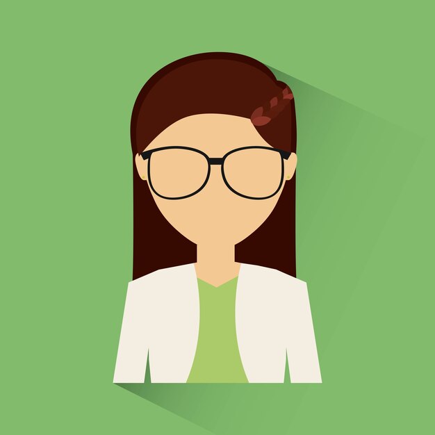 diseño de la persona de moda, gráfico de vector ilustración eps10